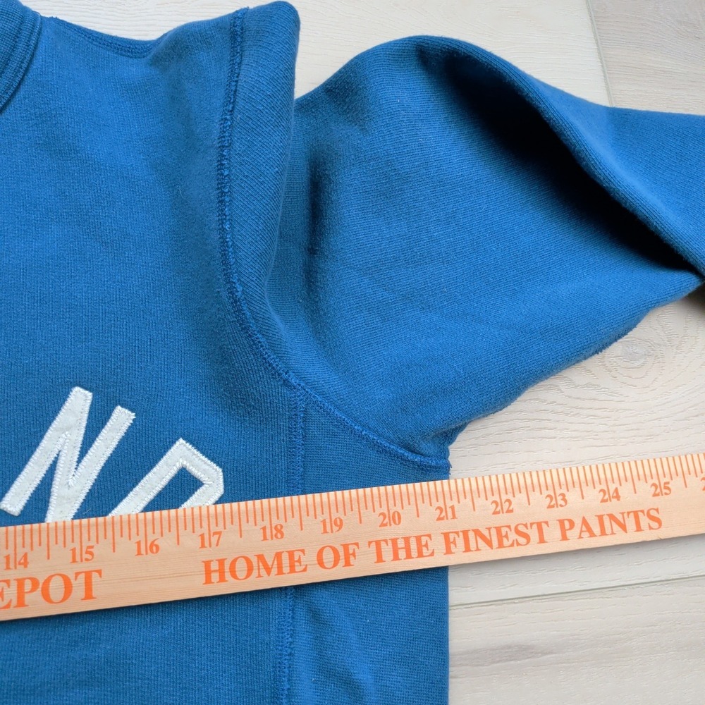 Todd Snyder x LL Bean Portland Maine Crewneck Sweater Mens M Blue Americana - Picture 8 of 13